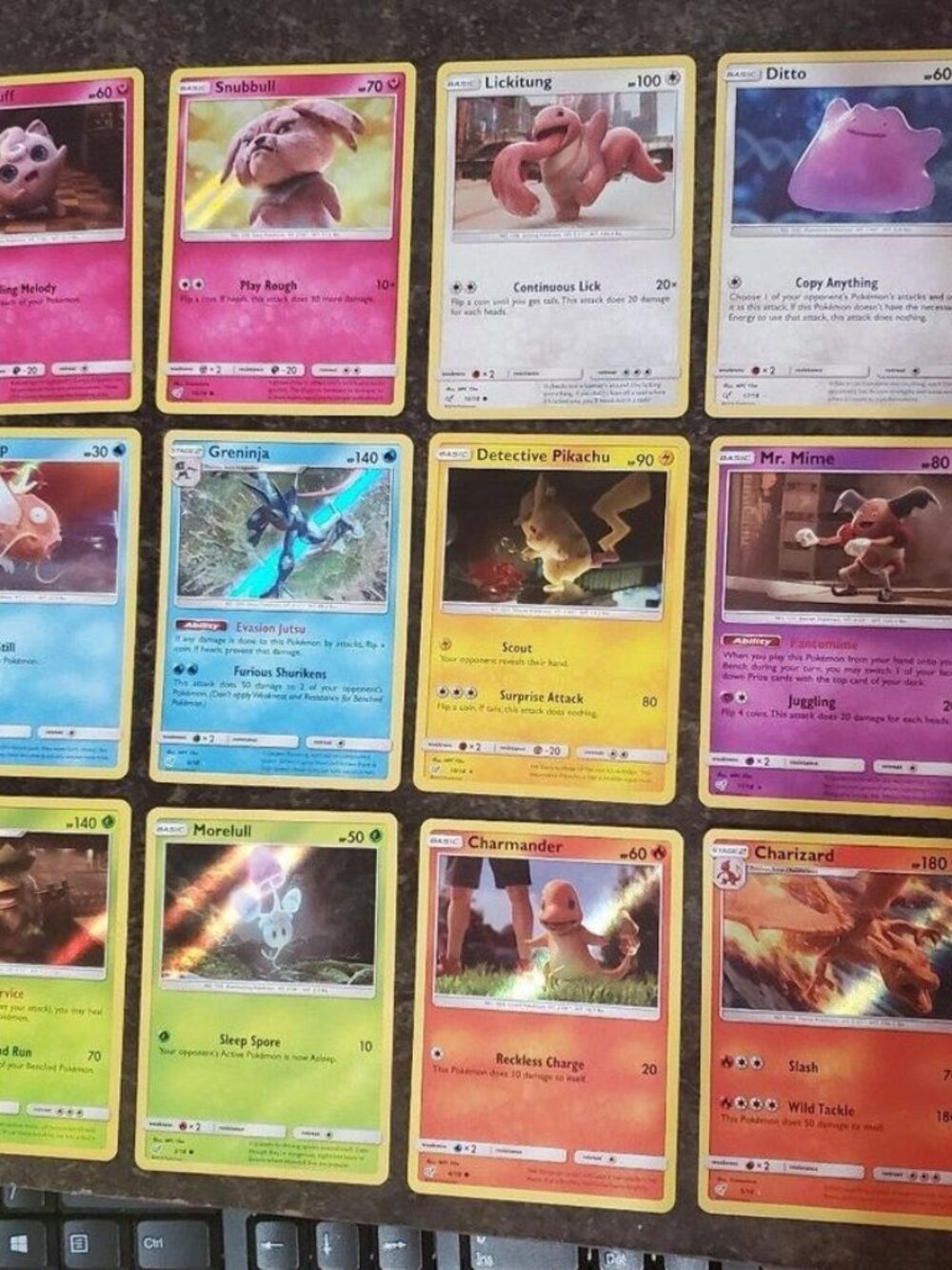Pokemon Detective Pikachu Set 18 Out Of 18 Mint Fresh Condition English Holo